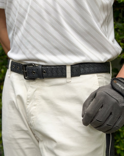 Saxon Leather Belt เข็มขัดสานหนังแท้