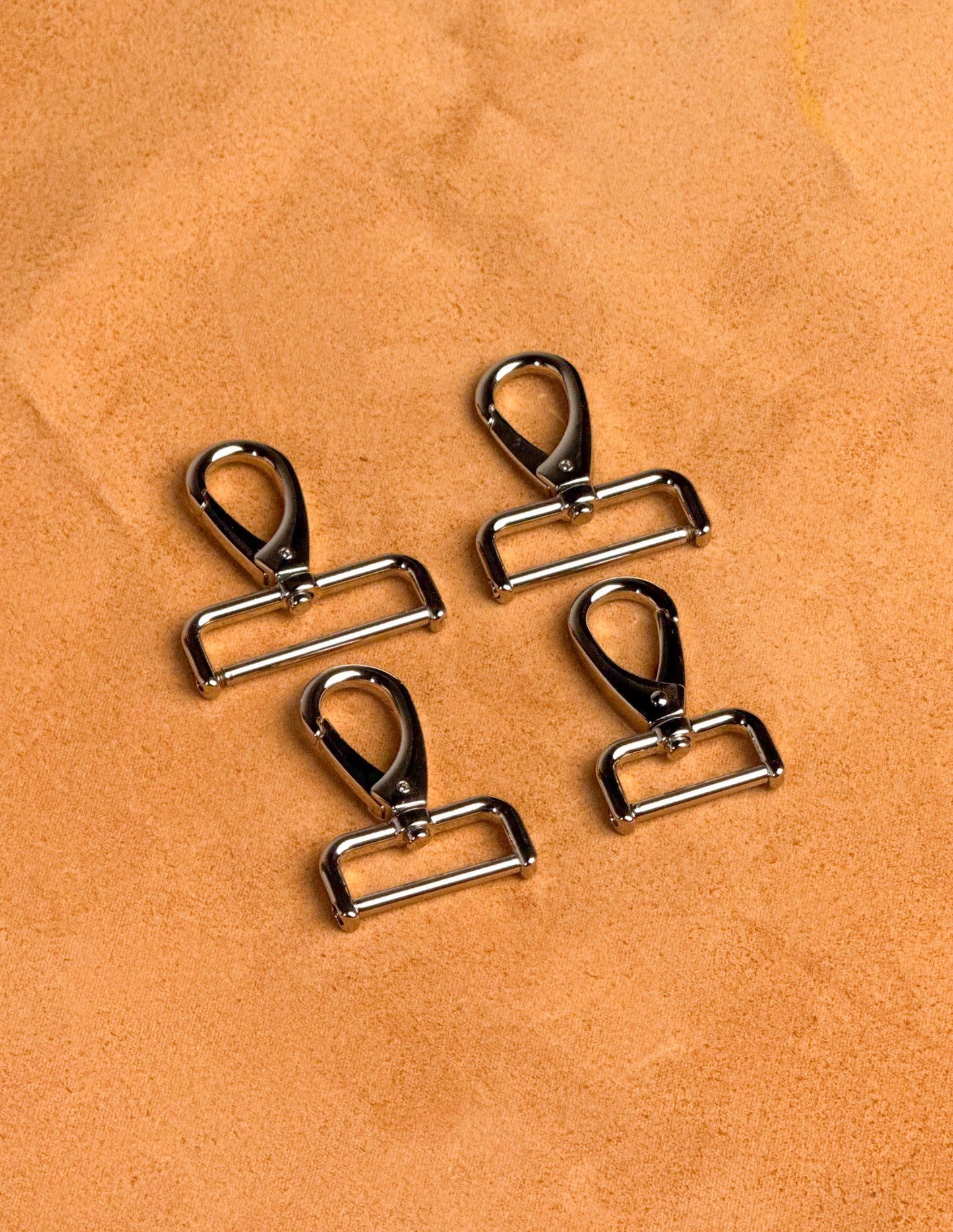 Snap hook ตะขอกระเป๋า ทองเหลืองแท้ รุ่นถอดเปลี่ยนเองได้ (ไขน็อต ไม่ต้องเย็บ)