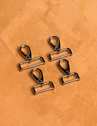 Snap hook ตะขอกระเป๋า ทองเหลืองแท้ รุ่นถอดเปลี่ยนเองได้ (ไขน็อต ไม่ต้องเย็บ)