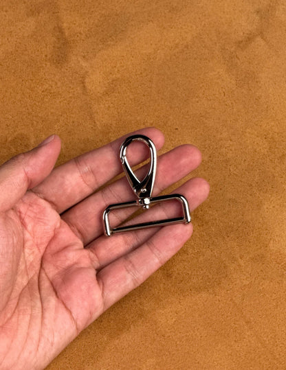 Snap hook ตะขอกระเป๋า ทองเหลืองแท้ รุ่นถอดเปลี่ยนเองได้ (ไขน็อต ไม่ต้องเย็บ)