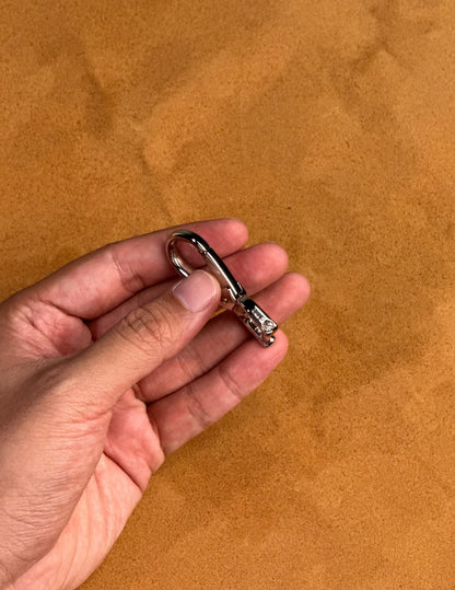 Snap hook ตะขอกระเป๋า ทองเหลืองแท้ รุ่นถอดเปลี่ยนเองได้ (ไขน็อต ไม่ต้องเย็บ)