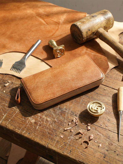 กระเป๋าถือ clutch veg-tan Bagspace