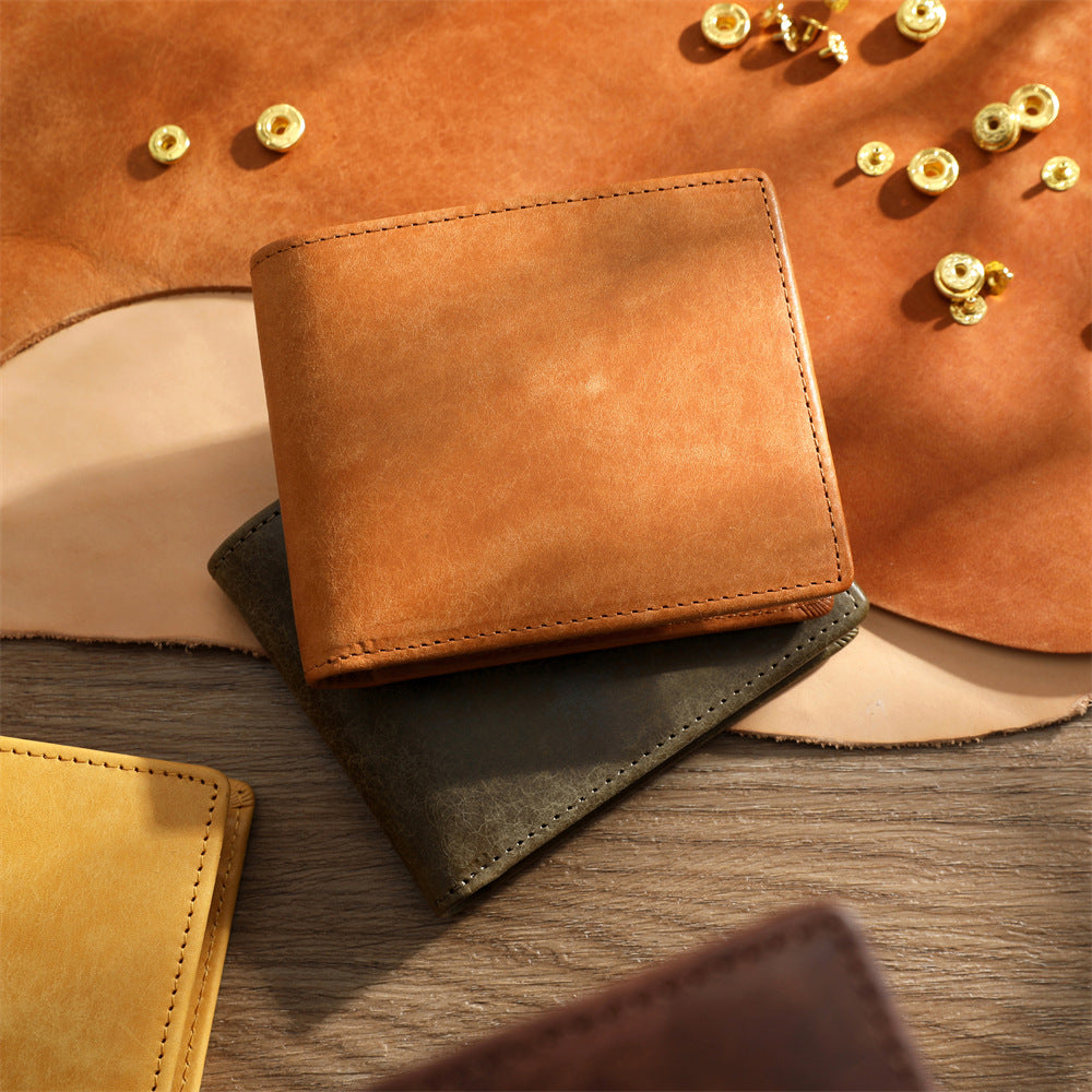 wallet หนังฟอกฝาด