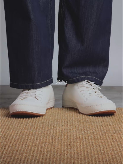 รองเท้าหนังแท้ Piero Fade White