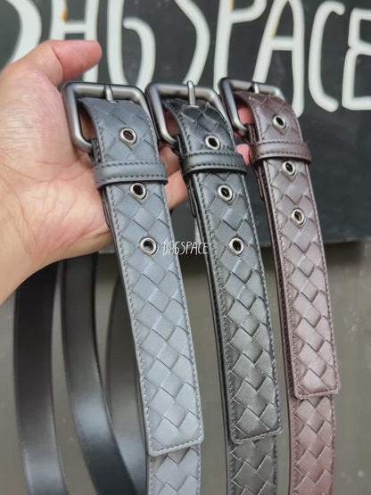 Saxon Leather Belt เข็มขัดสานหนังแท้