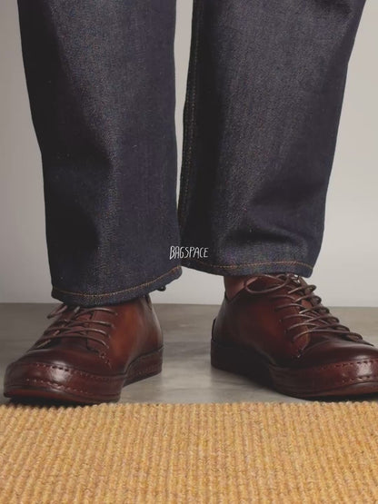 รองเท้าหนังแท้ Piero Dark Brown